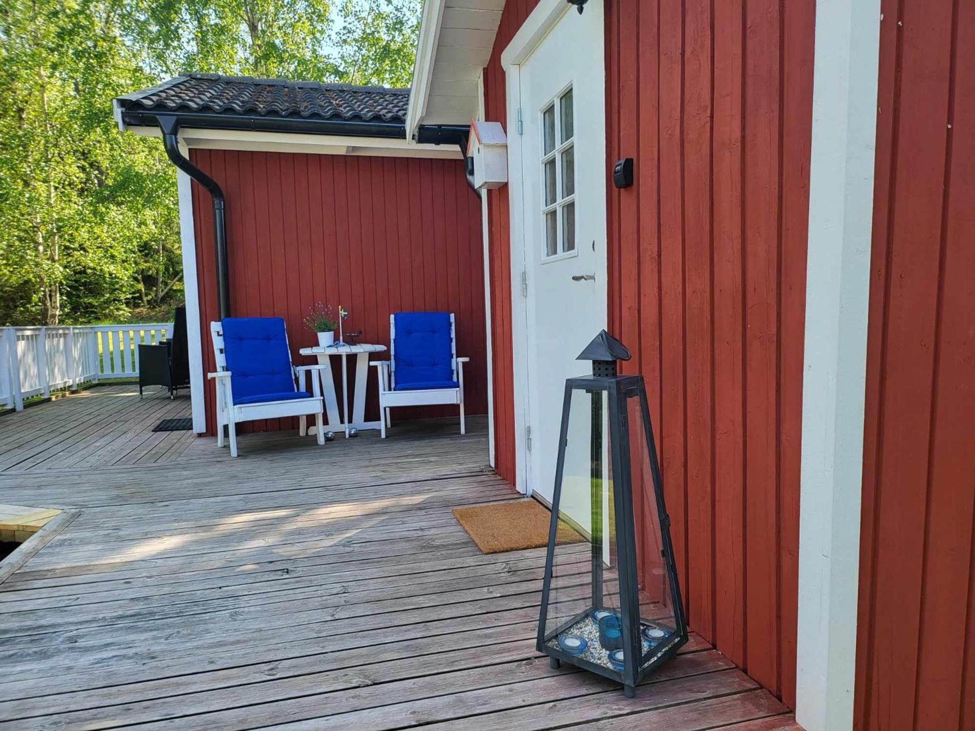 Вилла Minihus Med Stor Traedgardstomt Naera Golf Och Hav Труса Экстерьер фото